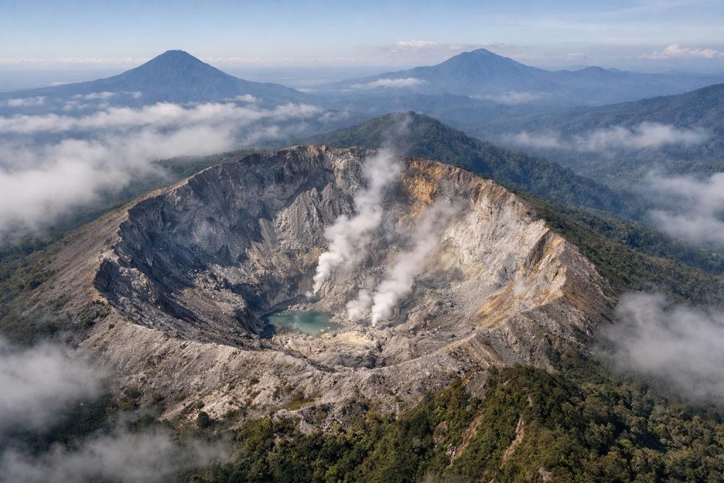 otoritas aceh menetapkan zona terlarang seluas empat kilometer di sekitar kawah gunung bur ni telong demi menjaga keselamatan masyarakat.