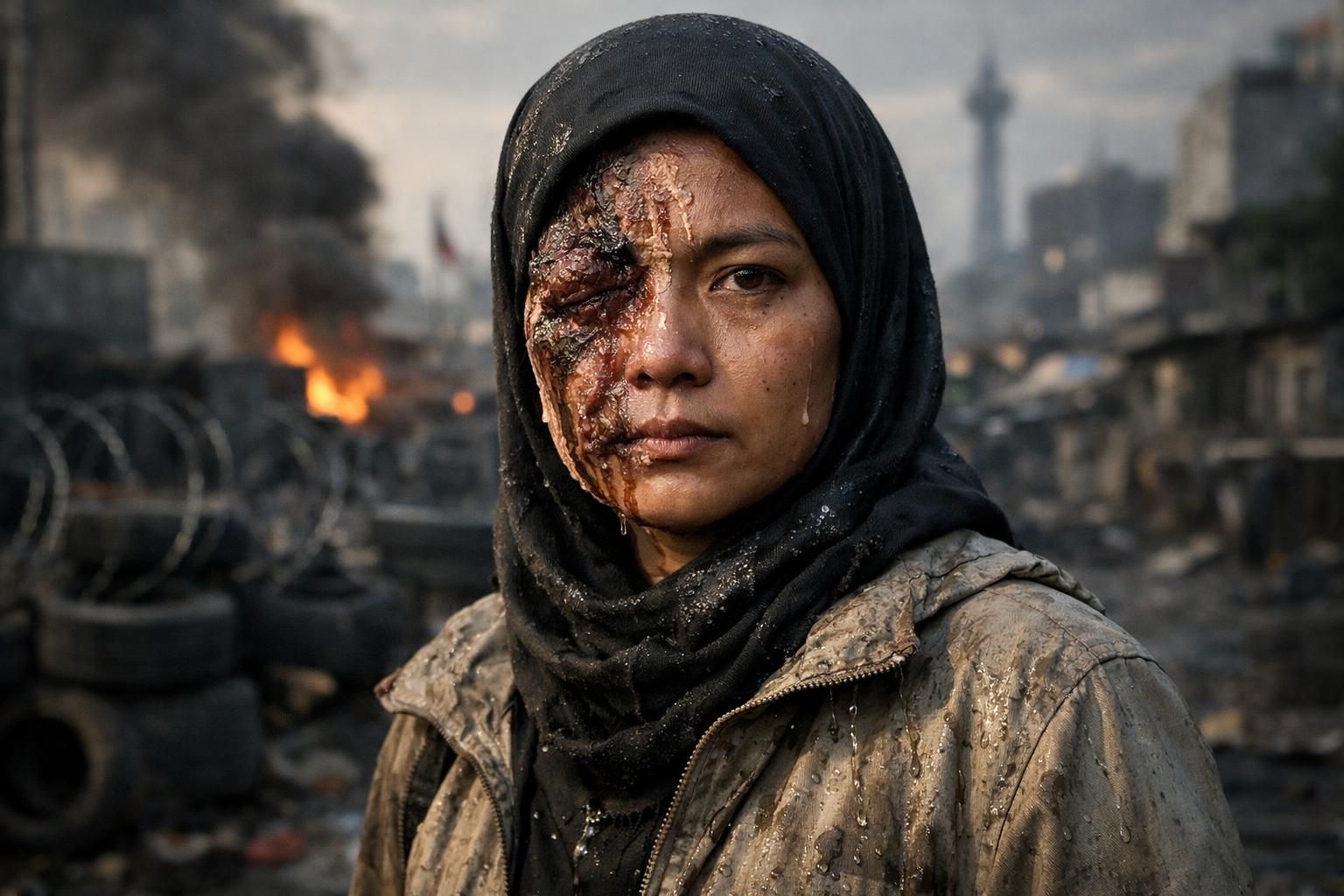 aktivis kontras disiram air keras; sahroni mengecam tindakan teror ini yang merusak pondasi demokrasi dan kebebasan berpendapat.