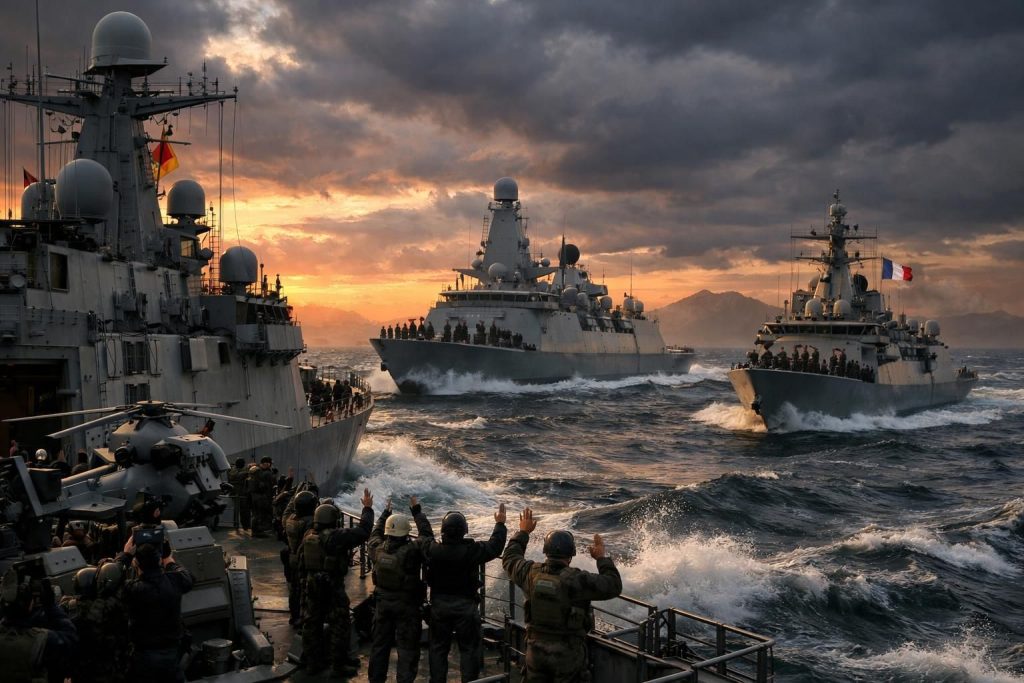 negara-negara eropa secara serentak menolak permintaan trump untuk mengirim pasukan ke selat hormuz, menyoroti ketegangan geopolitik di wilayah strategis ini.