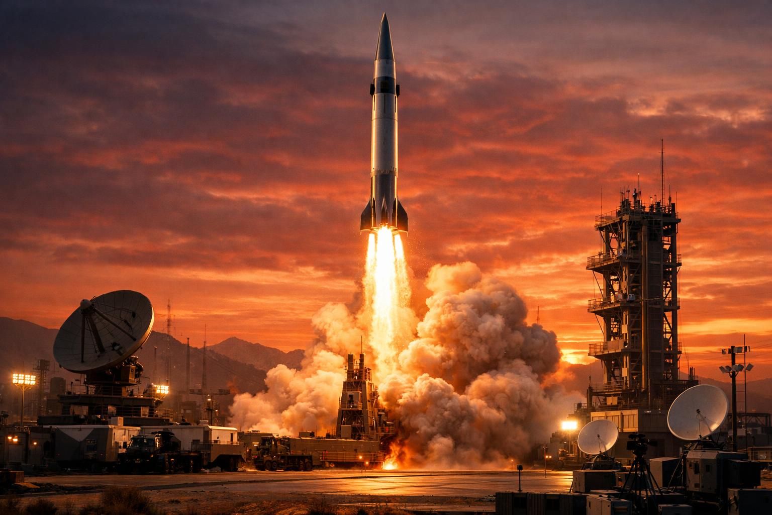 iran meluncurkan rudal canggih terbaru yang dirancang untuk menyerang basis as dan israel, meningkatkan ketegangan geopolitik di wilayah tersebut.