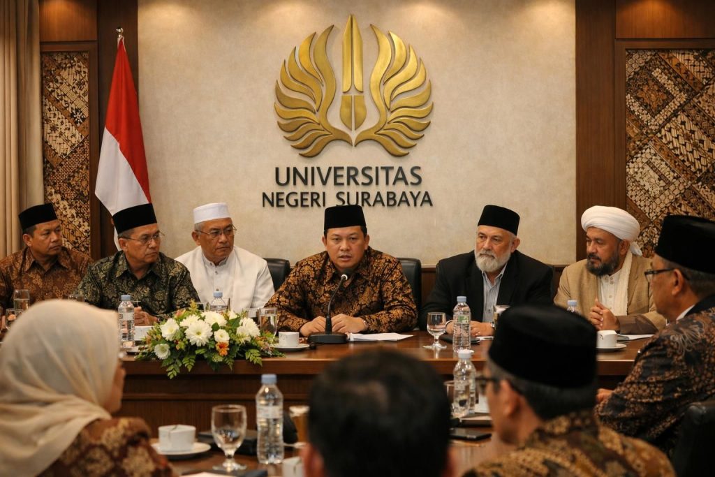 pemerintah mengumumkan tanggal resmi lebaran idul fitri 2026 jatuh pada 1 syawal 1447 h, bertepatan dengan 21 maret 2026. ketahui hasil sidang isbat dan dampaknya bagi masyarakat di universitas negeri surabaya.