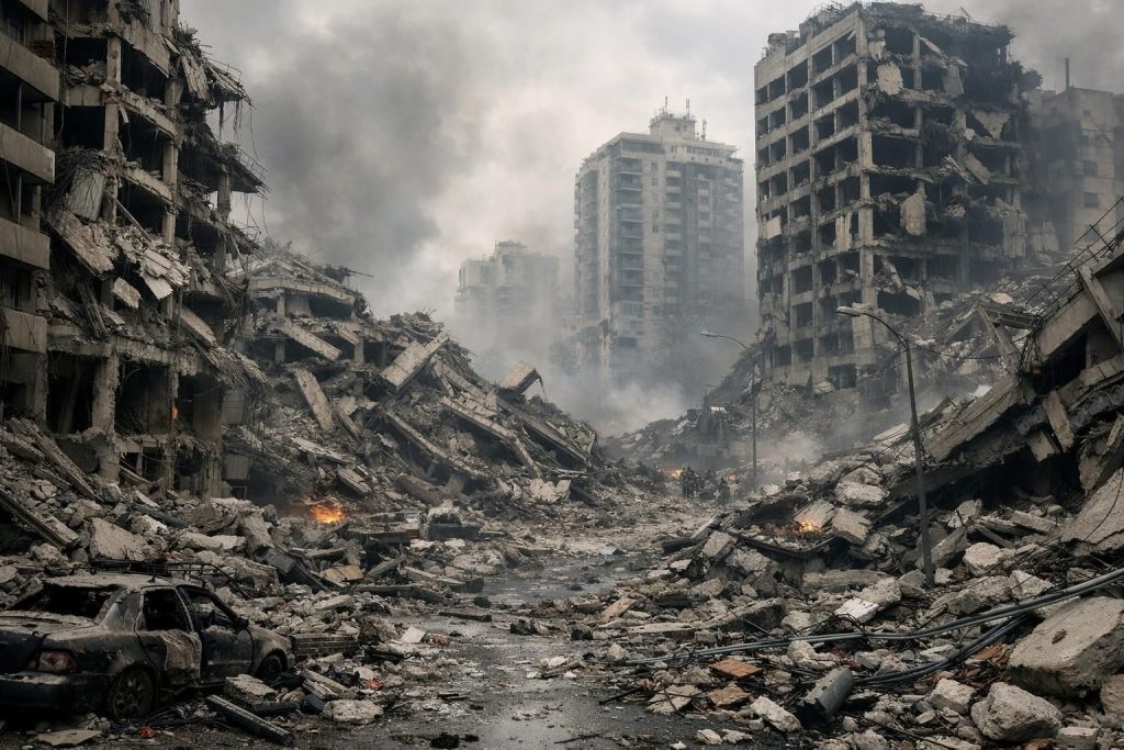 serangan rudal iran kembali menghantam israel, menyebabkan bangunan runtuh dan jalan dipenuhi reruntuhan. berita terkini dan analisis lengkap hanya di cnbc indonesia.