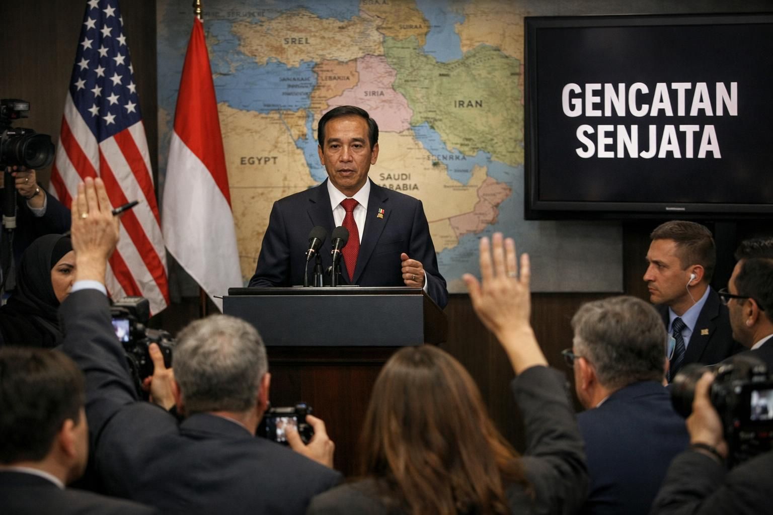 ikuti kronologi pernyataan donald trump dari awal konflik iran hingga tercapainya kesepakatan gencatan senjata, hanya di detiknews.