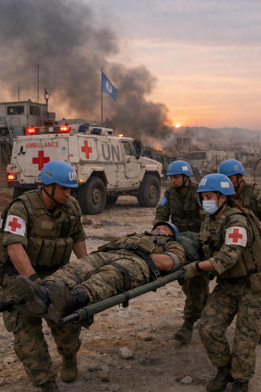 ledakan di fasilitas pbb di lebanon melukai tiga prajurit tni. simak kondisi terkini dan respons resmi terkait kejadian tersebut.