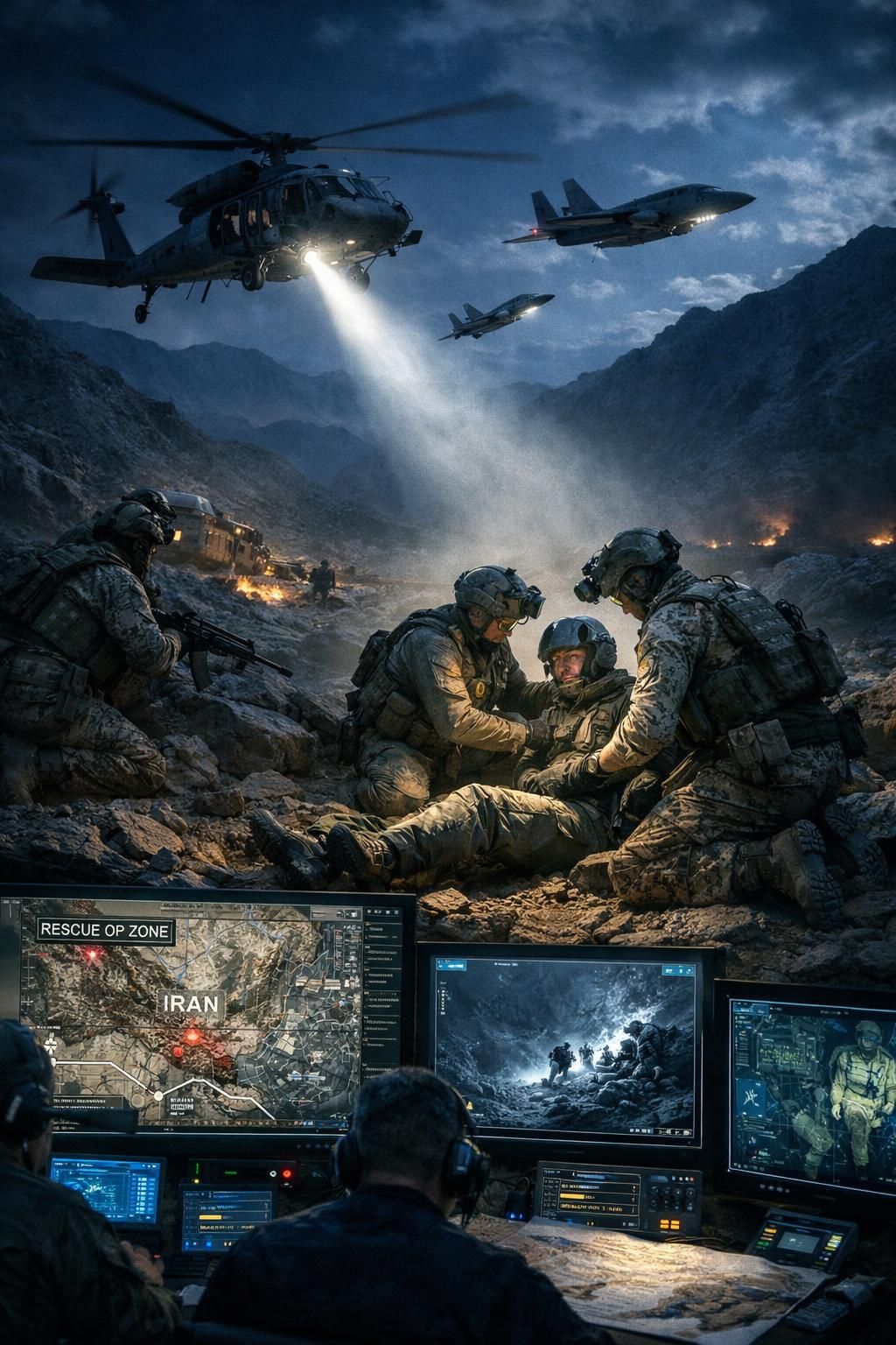 misi dramatis menyelamatkan kru f-15 di iran: kisah dari puluhan jet tempur hingga jejak cia yang mengejutkan - detiknews.