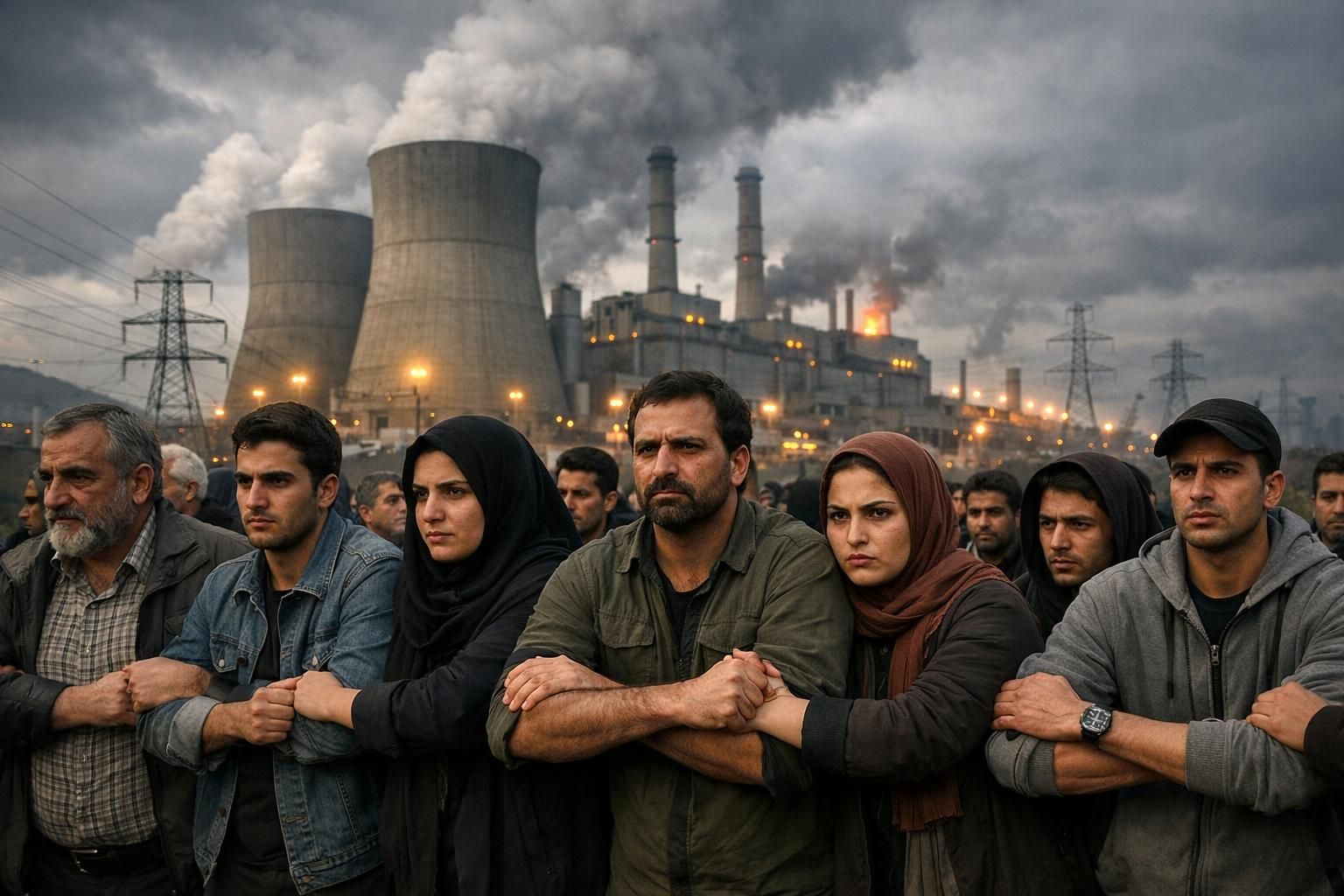 trump mengancam serangan bom ke pembangkit listrik, iran menyerukan warga membentuk rantai manusia sebagai benteng keamanan untuk melindungi infrastruktur vital dari ancaman.