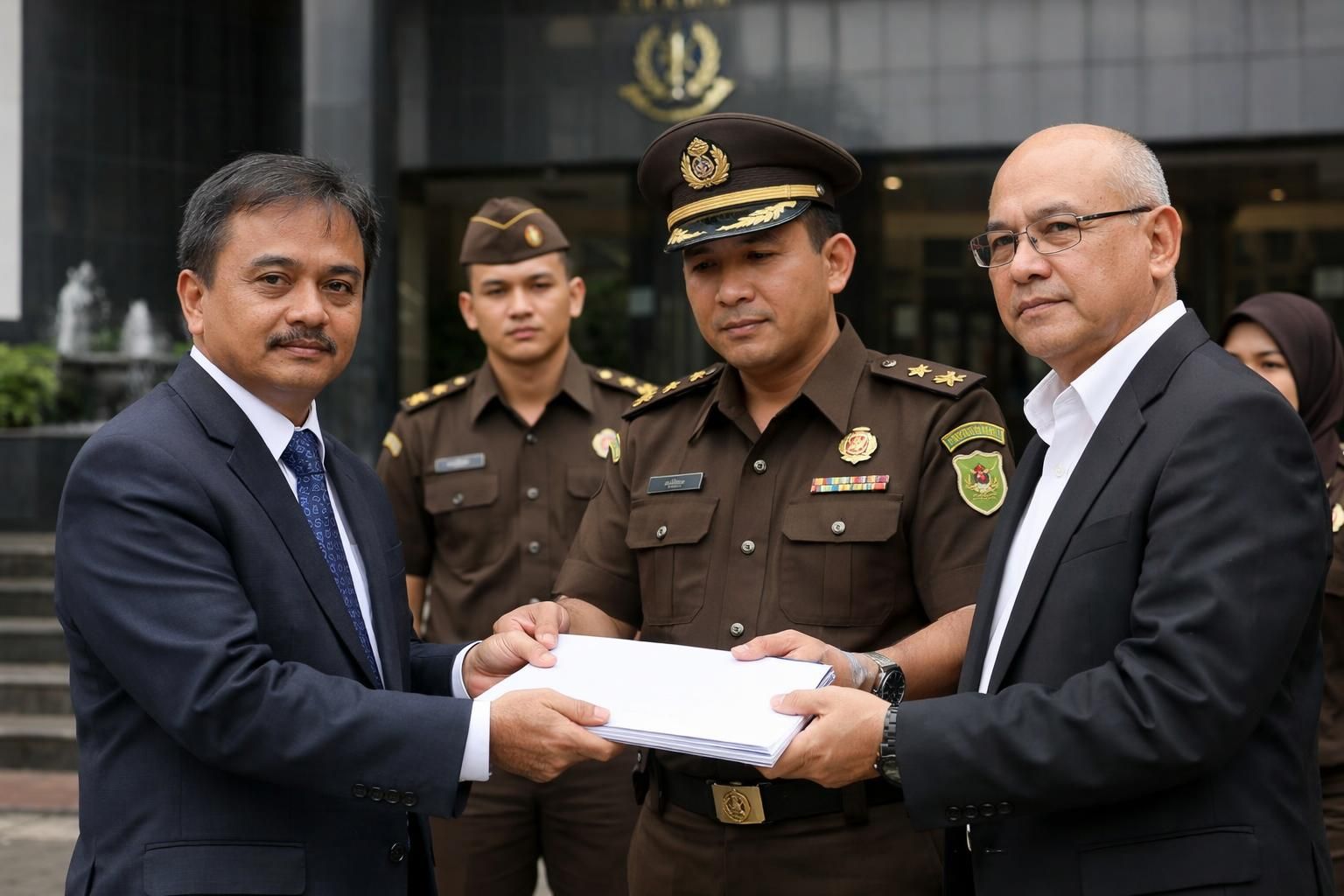 roy suryo dan dr tifa secara resmi diserahkan ke kejari jakarta selatan untuk proses hukum lebih lanjut.