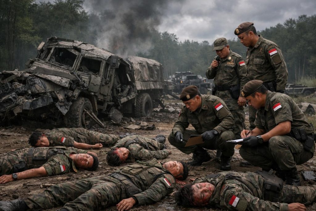 tragedi latsarmil kopdes merah putih menewaskan 5 kandidat manajer; kementerian pertahanan segera lakukan penilaian mendalam untuk mencegah kejadian serupa.
