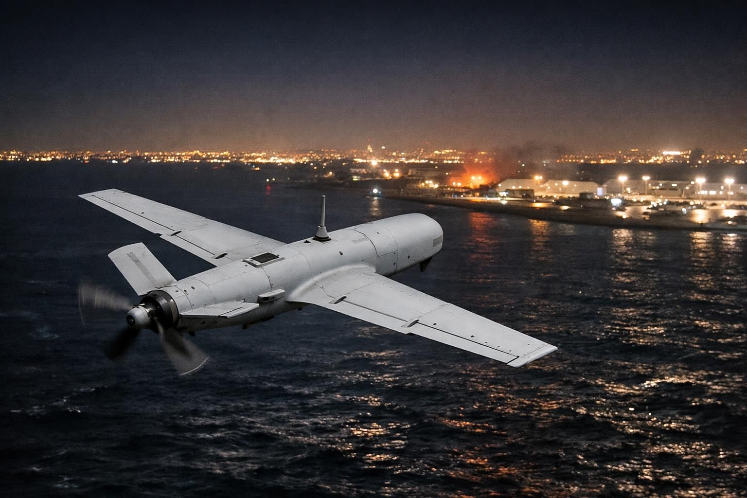 berita terkini tentang drone kamikaze iran yang menyerang pangkalan pesawat pengintai as di bahrain. simak detail serangan dan dampaknya di detiknews.