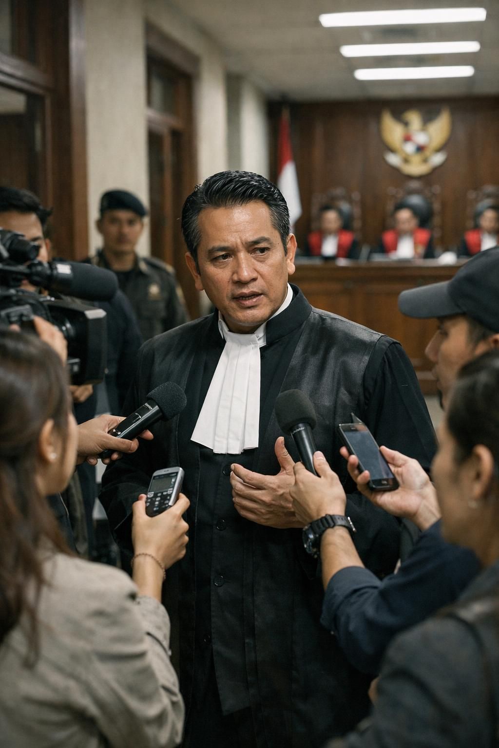 hotman menegaskan bahwa dia tidak mencari popularitas dalam membela febrie adriansyah, dengan menekankan bahwa tarif jasanya sangat tinggi.