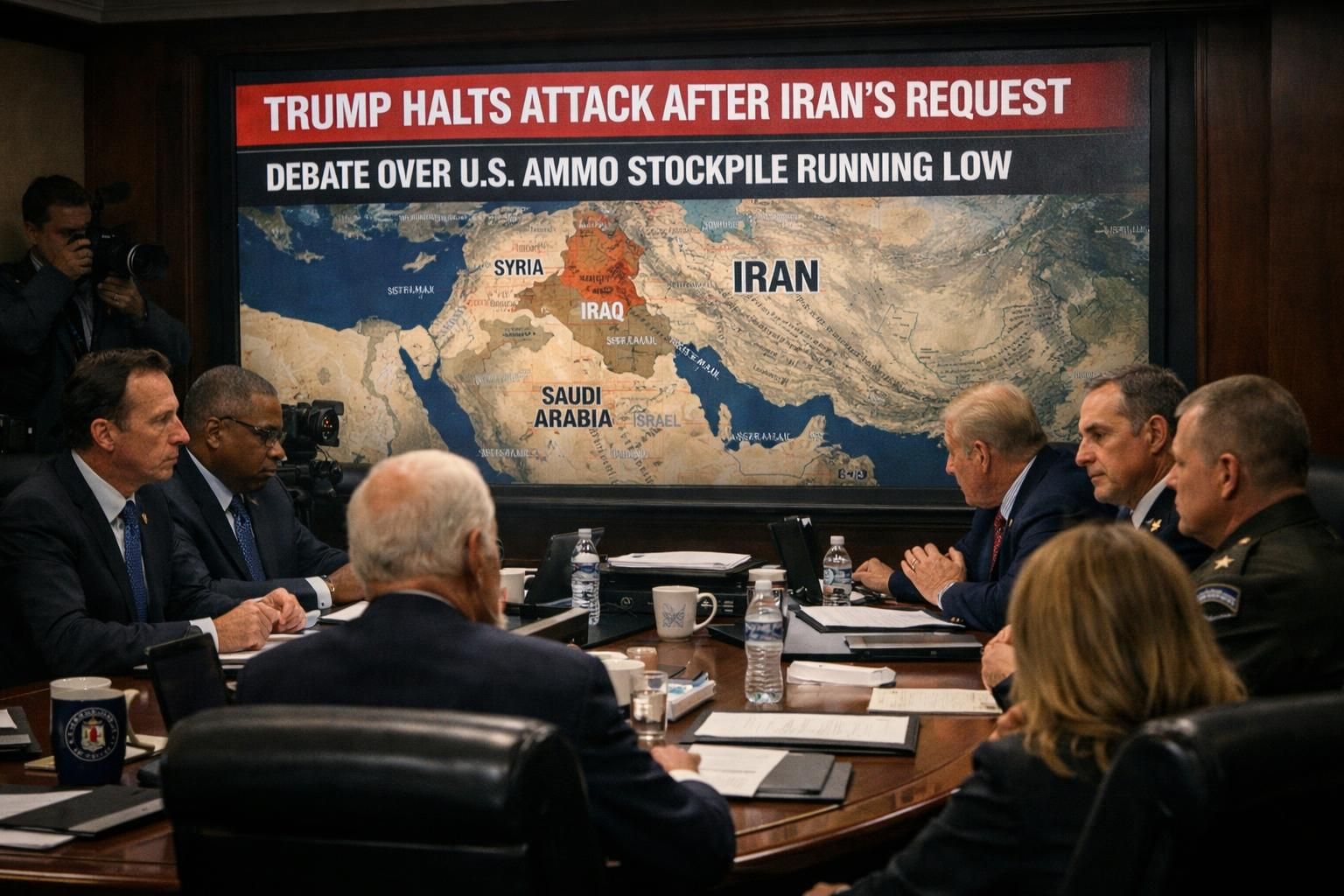 trump mengaku menghentikan serangan atas permintaan iran dan membantah klaim bahwa amunisi as menipis, menjelaskan situasi terkini dengan tegas.