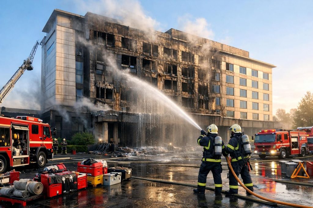 kebakaran di hotel pullman berhasil dipadamkan, diduga disebabkan oleh korsleting listrik. simak detail lengkapnya di detiknews.