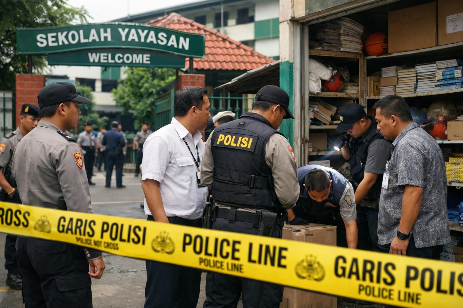 ulasan mendalam tentang konflik yayasan terkait ratusan senjata di sekolah, menyajikan pandangan dari dua sisi untuk memahami permasalahan secara menyeluruh.