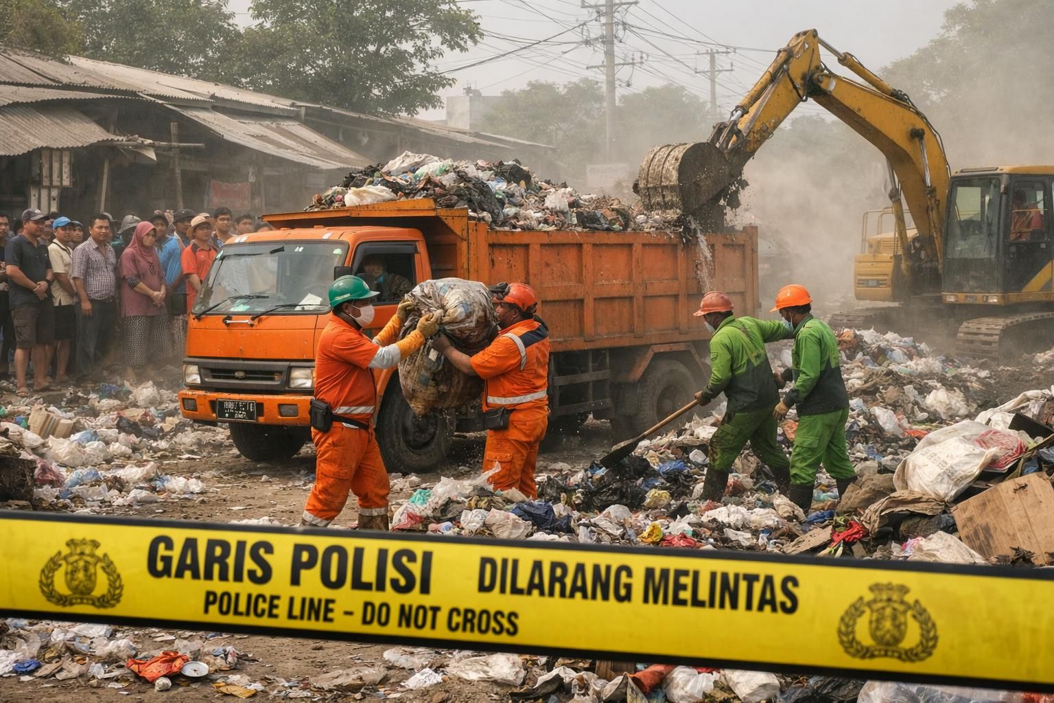 pemprov akan segera menutup tps ilegal di lokasi kejadian dimana petugas damkar meninggal di jaktim untuk memastikan keamanan dan ketertiban.