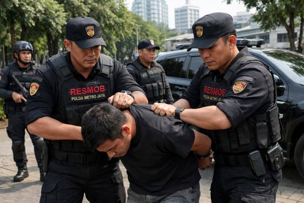 resmob polda metro jaya berhasil menangkap pelaku kasus mutilasi di depok, menunjukkan keberhasilan penegakan hukum dalam menangani kejahatan serius.