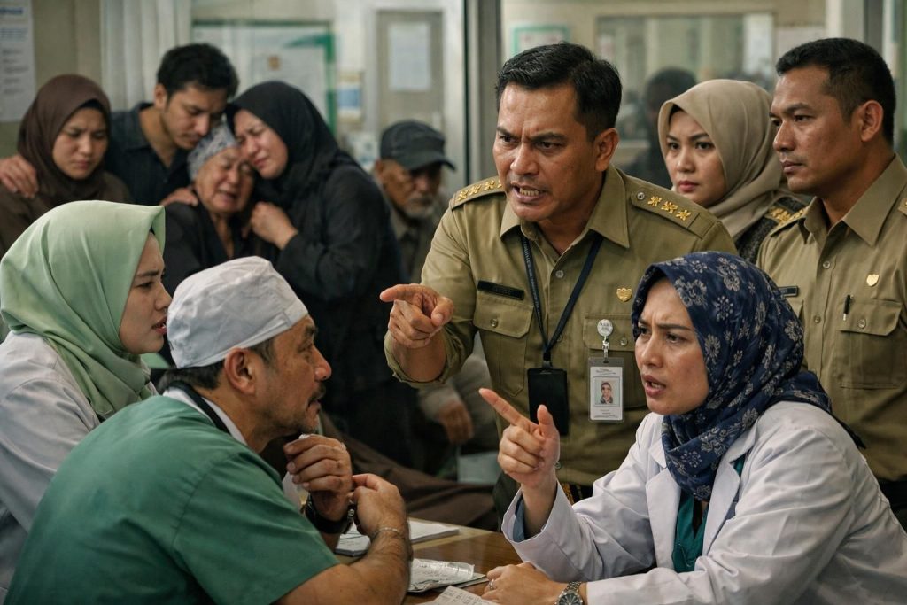 tenaga medis di puskesmas malang diduga mengejek pasien bpjs yang meninggal. dinas kesehatan segera mengambil tindakan tegas untuk menangani insiden ini.